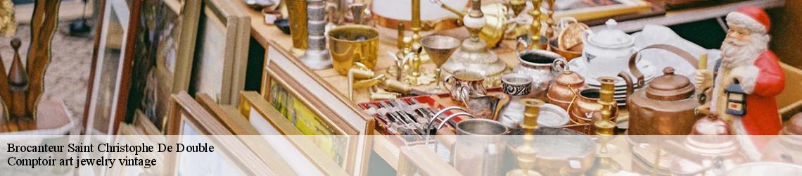 Brocanteur  saint-christophe-de-double-33230 Comptoir art jewelry vintage 